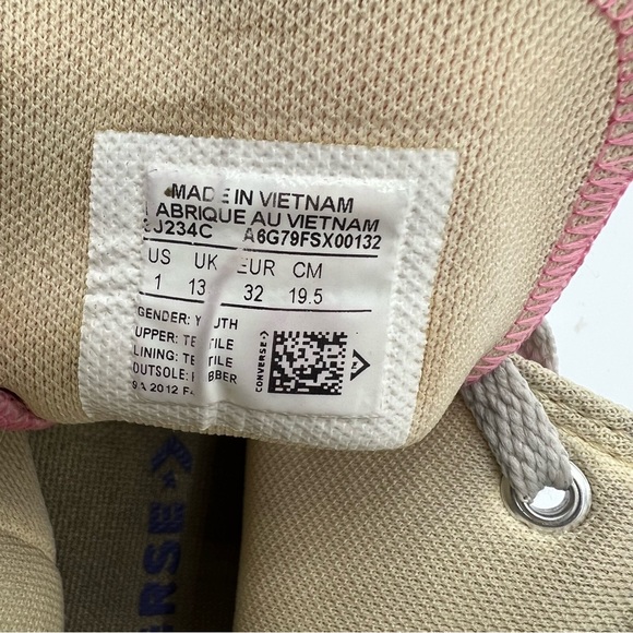 Converse Chuck Taylor All Star High Top Pink US1 - Picture 11 of 11